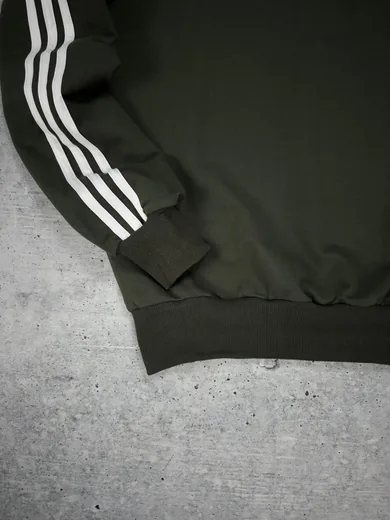 Світшот Adidas хакі фото 3
