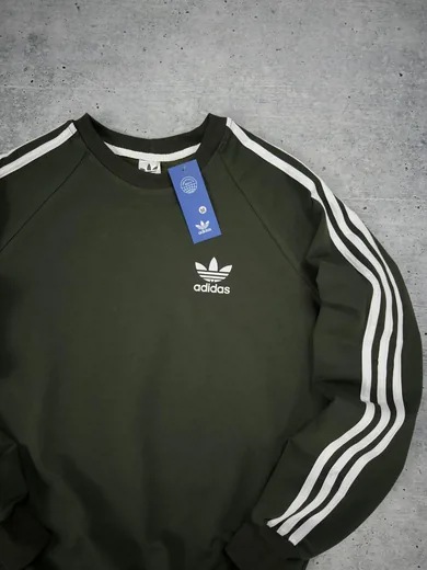 Світшот Adidas хакі фото 2