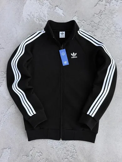 Кофта Adidas чорна — складова набору Набір Adidas набір жилет кофта та штани футболка шапка