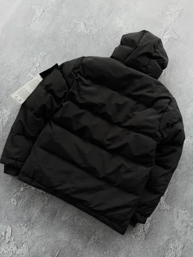 Куртка Stone Island чорна зима фото 3