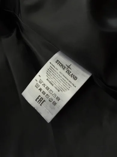 Куртка Stone Island чорна зима фото 8