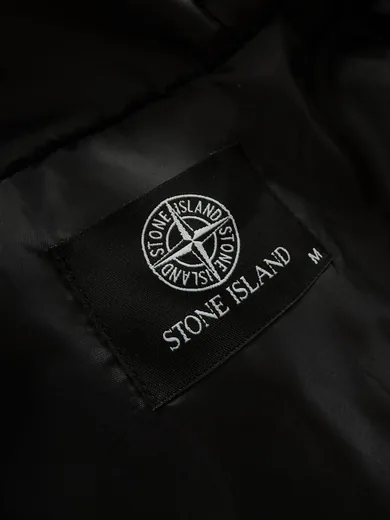 Куртка Stone Island чорна зима фото 6