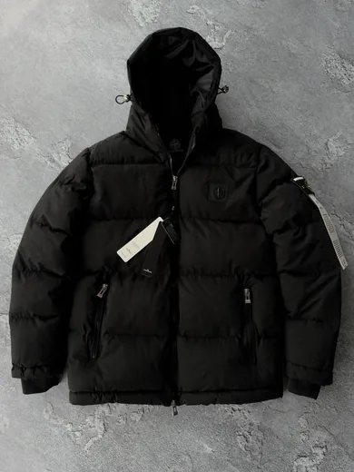 Куртка Stone Island чорна зима