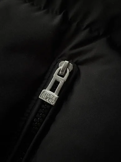 Куртка Stone Island чорна зима фото 10