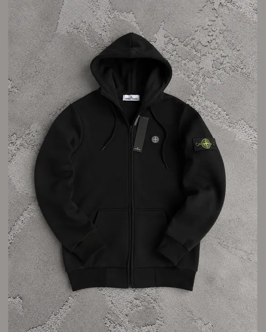 Зіп-худі Stone Island чорне