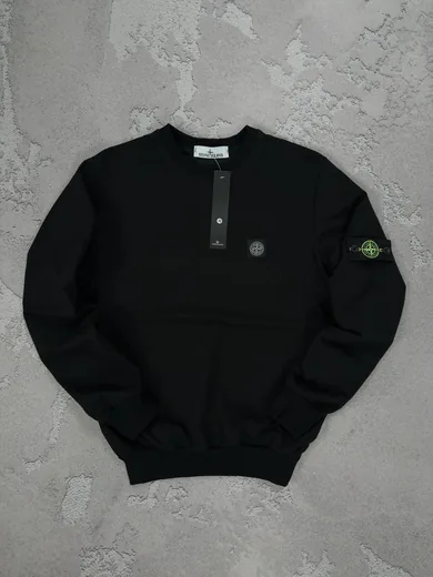 Світшот Stone Island чорний фото 9