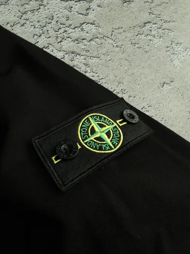 Світшот Stone Island чорний фото 10