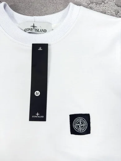 Світшот Stone Island білий фото 5