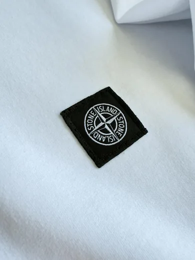 Зіп-худі Stone Island білий фото 5