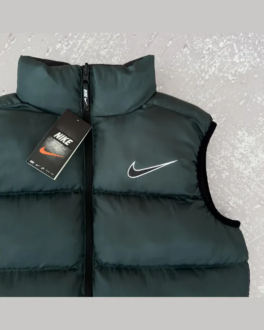 Жилет Nike двох сторонній чорний/смарагдовий фото 7
