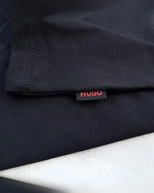 Футболка HUGO чорна фото 3