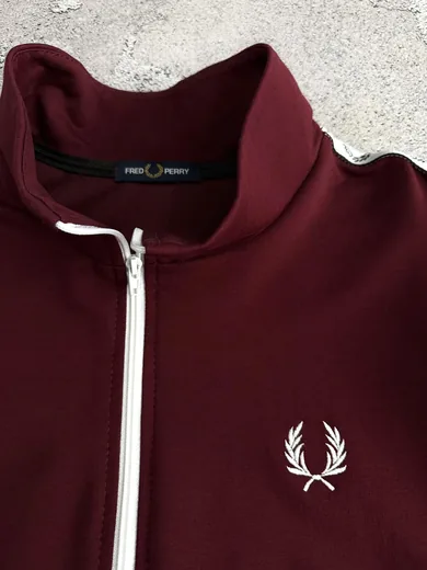 Кофта Fred Perry бордова фото 7
