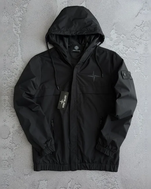Вітрівка Stone Island чорна