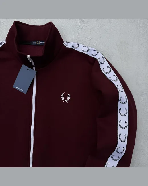 Кофта Fred Perry бордо фото 6