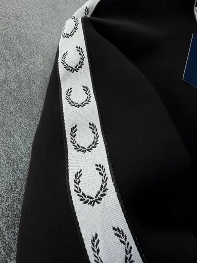 Набір Fred Perry зима кофта та штани чорні фото 7