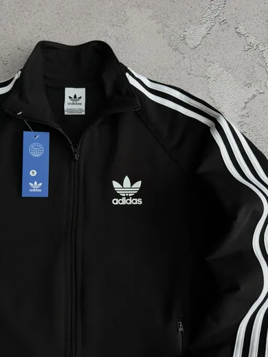 Набір Adidas кофта та штани чорний фото 4