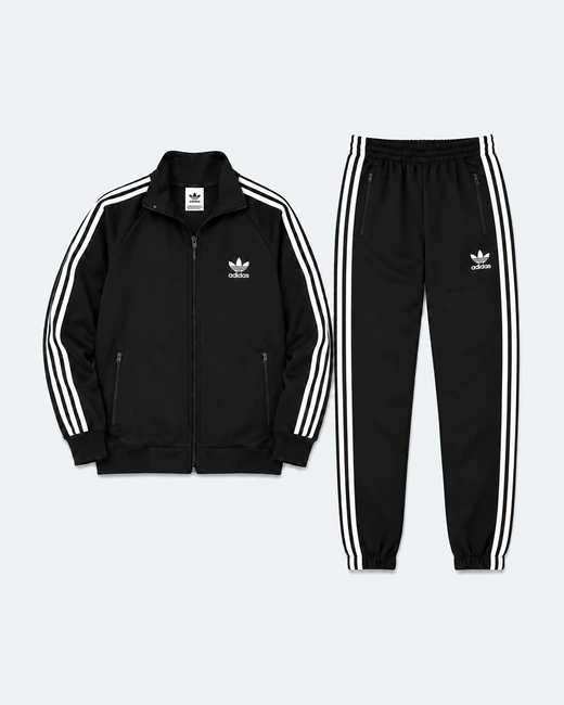 Набір Adidas кофта та штани чорний