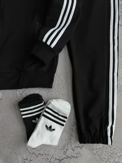Набір Adidas кофта та штани чорний фото 5