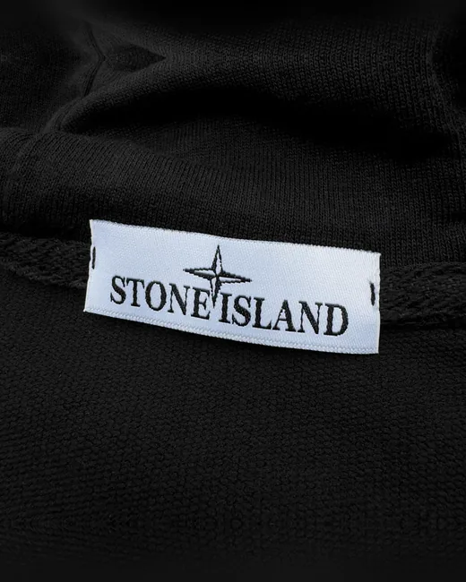 Набір Stone Island чорний зіп-худі та штани фото 5