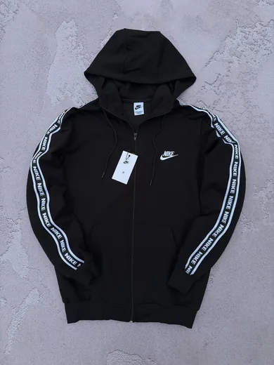 Зіп-худі Nike лампас чорне