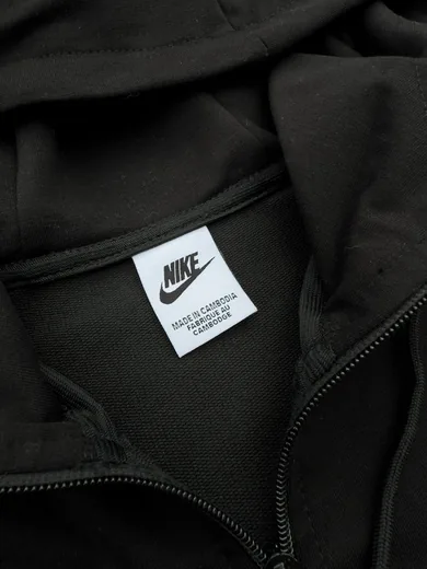 Зіп-худі Nike лампас чорне фото 6