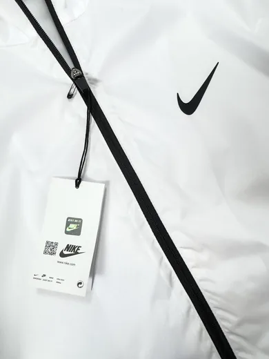 Вітрівка Nike біла принт фото 14