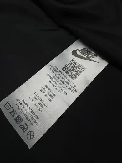 Вітрівка Nike чорна принт фото 12