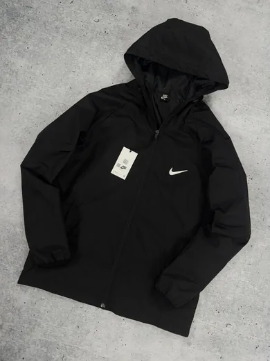 Вітрівка Nike чорна принт фото 14