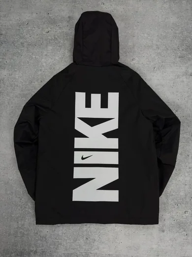 Вітрівка Nike чорна принт фото 11