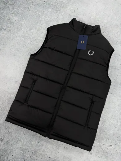 Жилет Fred Perry чорний фото 2