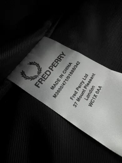 Жилет Fred Perry чорний фото 9