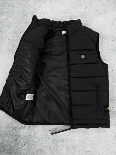 Жилет Stone Island чорний фото 2