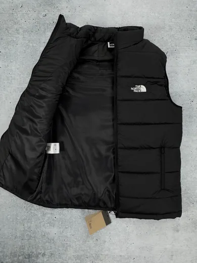 Жилет The North Face чорний — складова набору Набір The North Face жилет зіп-худі білий штани