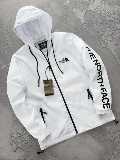 Вітрівка The North Face біла фото 2