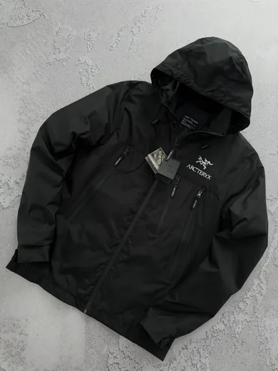 Вітрівка Arc'teryx чорна фото 6