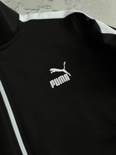 Набір Puma кофта та штани з лампасами чорний фото 3
