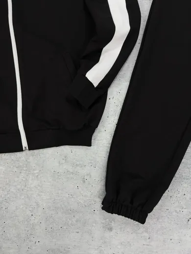 Набір Puma кофта та штани з лампасами чорний фото 9