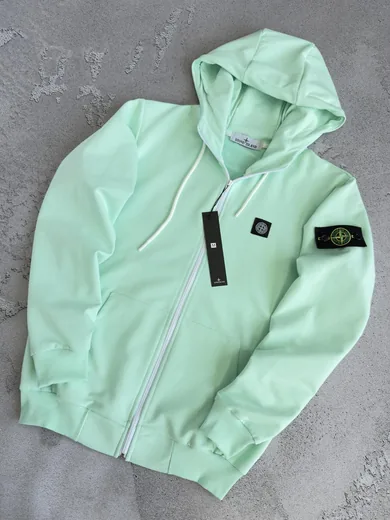 Зіп-худі Stone Island м’ятне фото 2