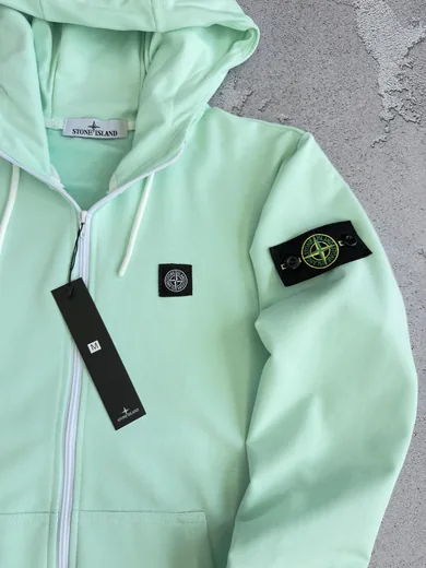 Зіп-худі Stone Island м’ятне фото 3