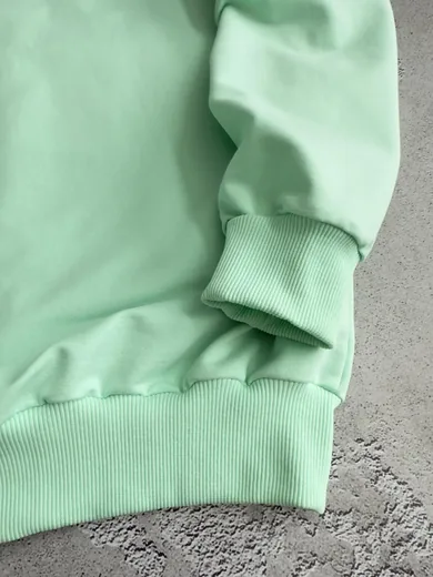 Набір Stone Island світшот м’ятний та штани чорні фото 4