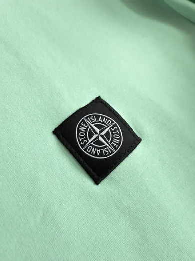 Набір Stone Island світшот м’ятний та штани чорні фото 5
