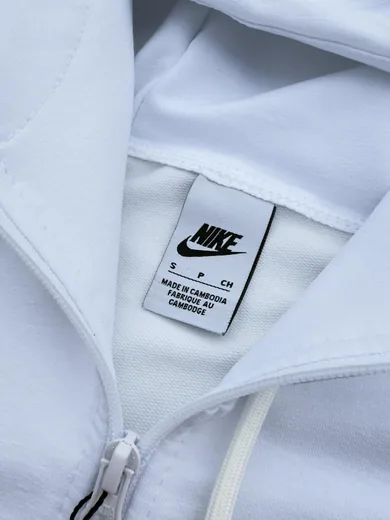 Зіп-худі Nike лампас біле фото 5