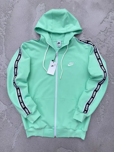 Зіп-худі Nike лампас м’ятне