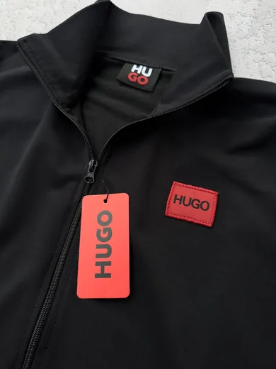 Костюм HUGO кофта та штани чорний — складова набору Набір HUGO вітрівка кофта та штани чорні