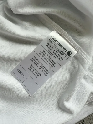 Футболка Carhartt біла фото 4