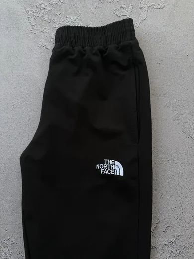 Штани The North Face — складова набору Набір The North Face вишивка зіп-худі та штани чорні