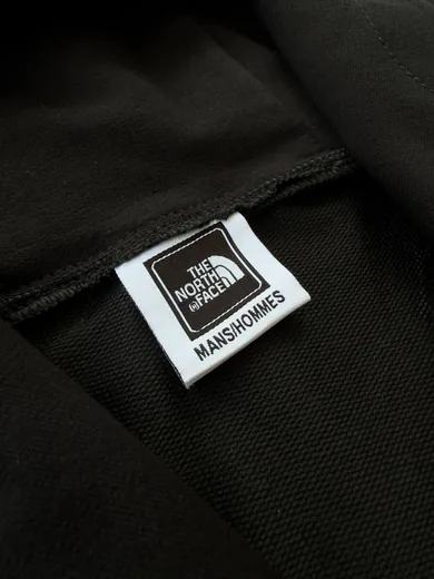 Набір The North Face вишивка зіп-худі та штани чорні фото 6