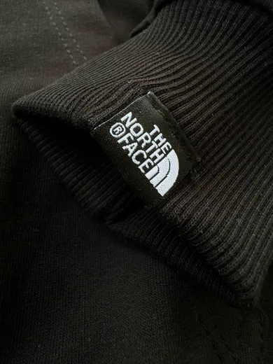 Набір The North Face вишивка зіп-худі та штани чорні фото 8