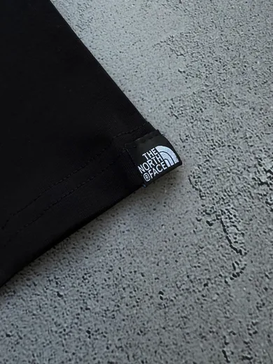 Футболка The North Face чорна вишивка фото 6
