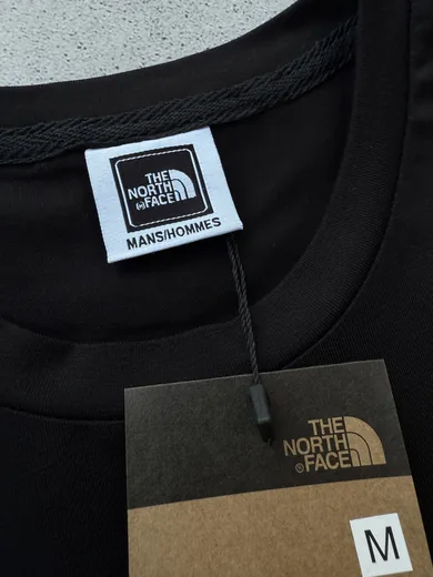 Футболка The North Face чорна вишивка фото 3